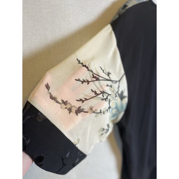 Spencer Alexis Lace Kimono Jacket Womens L Crochet Lace Fairy Whimsigoth Boho - Picture 8 of 13